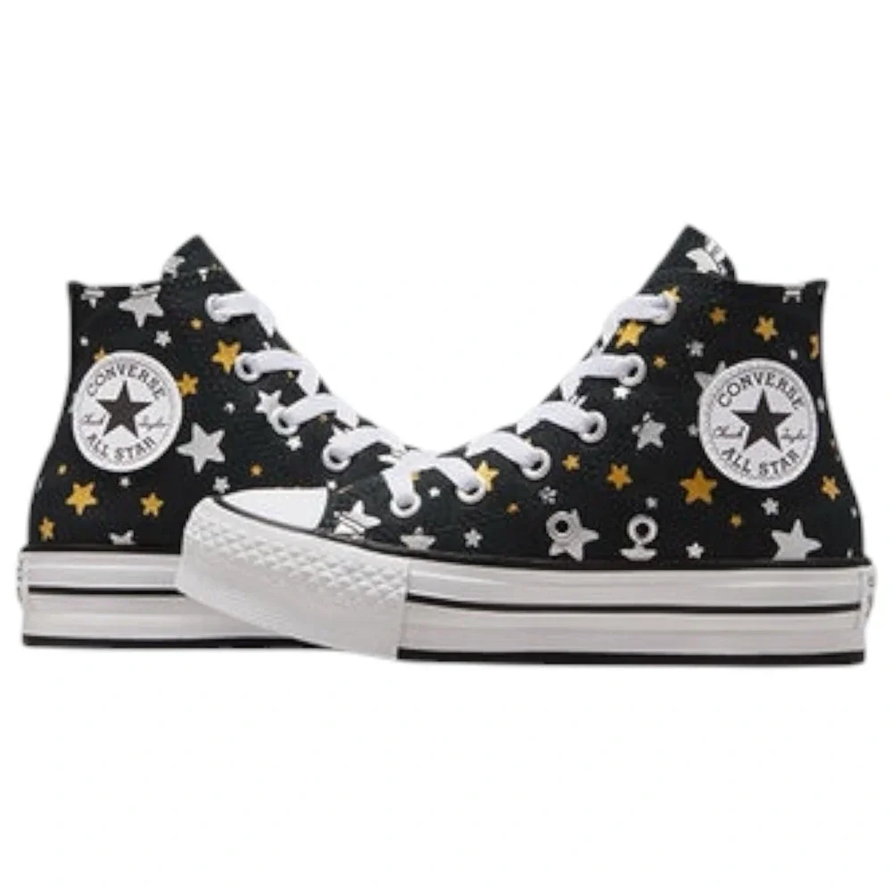 NEW Converse Chuck Taylor All Star Platform Lift Star‎ Print Novelty Sneakers 3